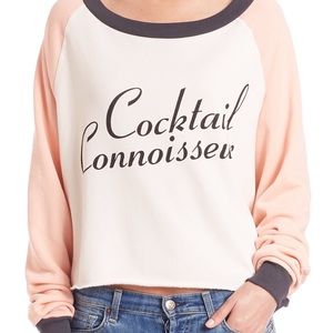 Wild fox crop sweater shirt